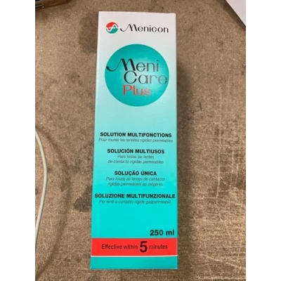 Imagen de Menicare Plus para lentes rígidas de 250 ml