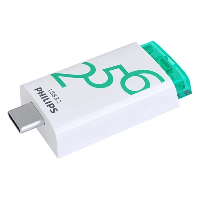 Imagen de Philips Click Edition USB C Stick 3.2 Gen 1 Flash Drive 64 GB para PC, portátil, Smartphone, Tableta con Puerto C, Velocidad de Lectura hasta 120 MB/s, 256