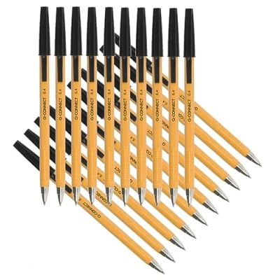 Imagen de Q Connect KF34046 Bolígrafo (Negro, Multicolor, Fino, Alrededor, Ambidextro)