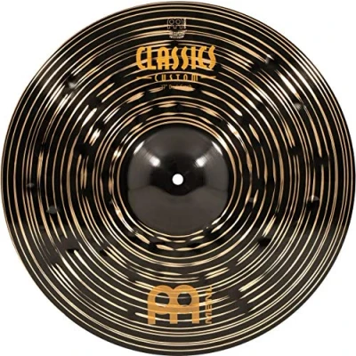 Imagen de Meinl Cymbals Classics Custom Dark Plato Crash de 17 pulgadas (43,18cm) Platillos Batería Bronce B12, Acabado Oscuro (CC17DAC)