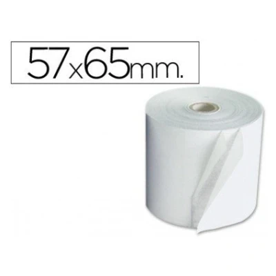 Imagen de Rollo sumadora electro 57 mm ancho x 65 diametro sin bisfenol a