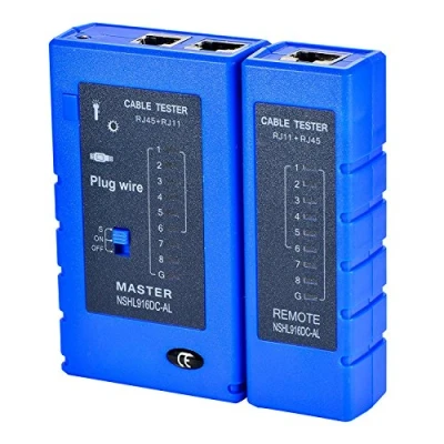 Imagen de LEAGY Herramienta de prueba cable red RJ45 RJ11 RJ12 CAT5 CAT6 UTP USB LAN Ethernet