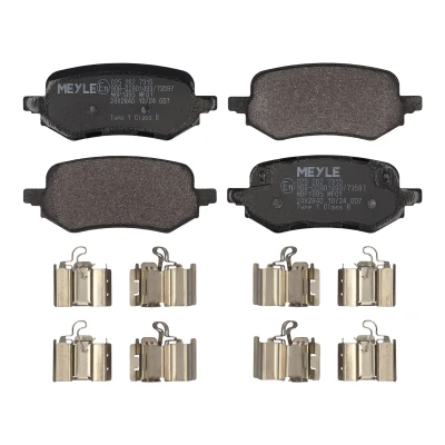 Imagen de MEYLE 025 262 7315 Juego de pastillas freno Eje trasero preparado para indicador desgaste FORD: Puma SUV 1.0 Flexifuel, ST EcoBoost mHEV