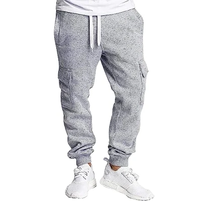 Imagen de Southpole Active Basic Jogger Pantalones de Forro Polar chándal, Gris Jaspeado (C), M para Hombre
