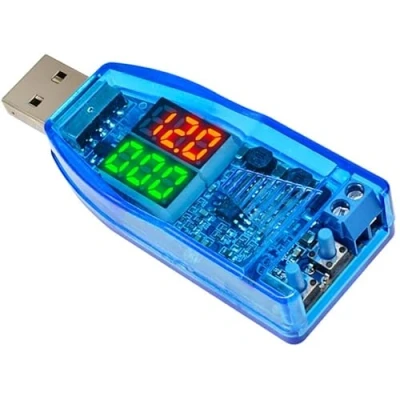 Imagen de TECNOIOT 1pcs Dual LED DC 5V a 1V 24V USB Step Up Down Buck Boost Converter Fuente de alimentación