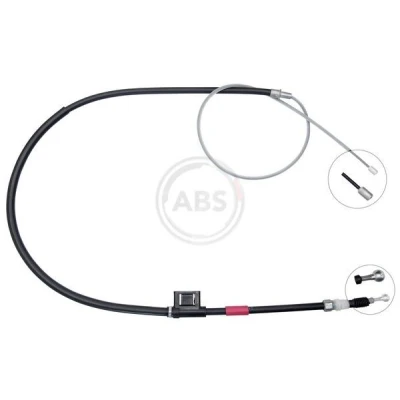 Imagen de A.B.S. K17270 Cable de Freno Mano 1765 Discos