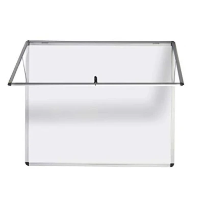 Imagen de Bi Office Enclore Vitrina magnética con bisagras en la parte superior y Cerradura, 874 x 603 mm 8x A4