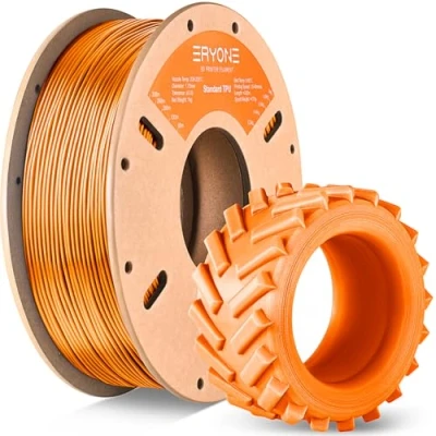 Imagen de ERYONE TPU Filament 1.75mm, 3D Drucker 1kg 1 Spool, +/ 0.05mm, 95A, Mango Yellow
