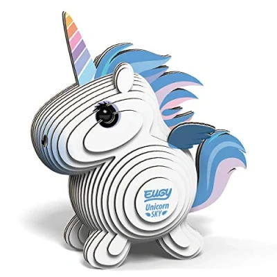 Imagen de Puzzle 3D Eugy Unicornio Celeste