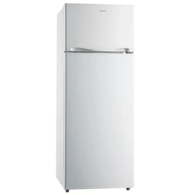Imagen de INFINITON Frigorifico Dos Puertas FG A145B, 200 Litros, 143 cm de Altura, Defrost, LED Interior, E, Diseño con Tirador Integrado, Ancho 55 cm, Regulación en Puerta Reversible, Blanco