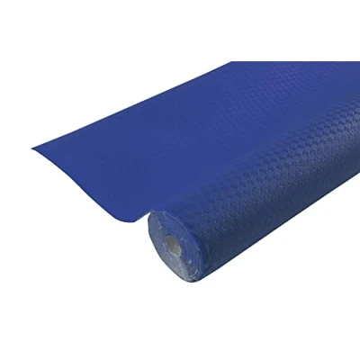 Imagen de Pro Nappe Ref 800619I 16 x Mantel desechable en Papel Gofrado único, estético y Profundo Rollo 6 M de Largo 1,20 Ancho Color Azul Marino