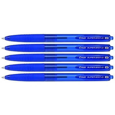 Imagen de Pilot Super GRIP G Bolígrafos retráctiles (5 unidades), color azul