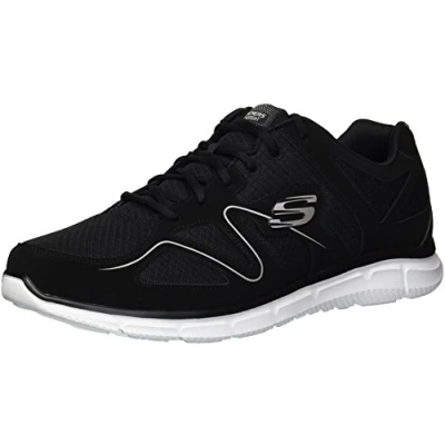 Imagen de Skechers Satisfaction Flash Point, Zapatillas de Deporte Hombre, Black, 44 EU