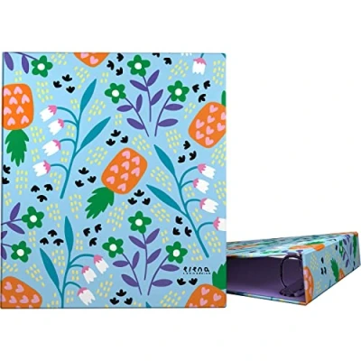 Imagen de Grafoplás 88172642. Carpeta de Anillas A4, 4 Mixtas 40mm, Plastificado Soft Antihuellas, Colección Elena Corredoira, Flower