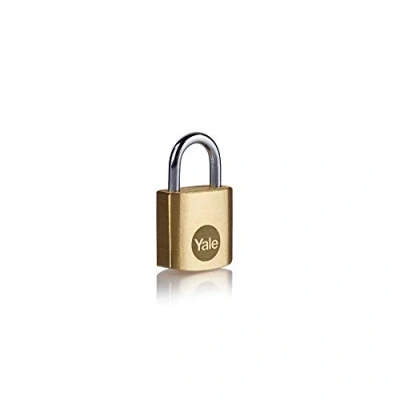 Imagen de Yale Y110B/20/111/1B Candado de Seguridad Latón Latonado 20 mm Arco Corto Y110B Caja