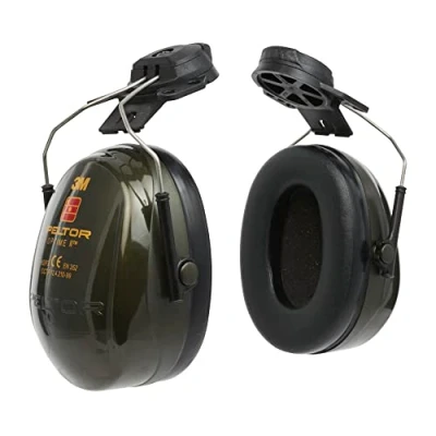 Imagen de 3M PELTOR Optime II Orejeras para casco Verdes 30 dB (1 orejera/caja), H520P3E 410 GQ