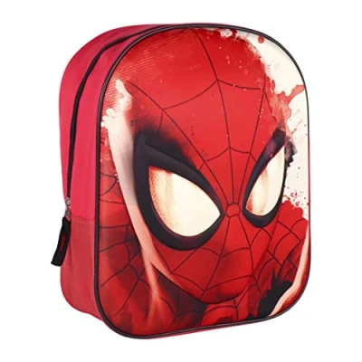 Imagen de Cerdá Mochila 3D Infantil de Spiderman Bosillo Unico Licencia Oficial Marvel, Unisex niños, Multicalor, Normal