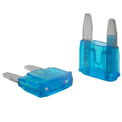 Imagen de SeKi 5 piezas. minifusible de enchufe plano 15A azul; fusible coche 32V/DC cuchilla barco remolque camión caravana