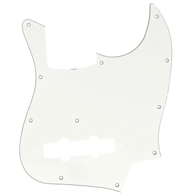 Imagen de Musiclily Pro 11 Agujeros Pickguard de Bajo Estilo J Golpeador para JPN Fender Japan 4 Cuerdas,3 capas Pergamino
