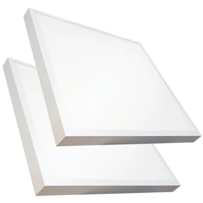 Imagen de LED ATOMANT Pack 2x Plafon Cuadrado Panel Superficie 60x60cm 48W, CCT (Selector de Color Blanco Calido, Neutro y Frio), 5500 Lumenes, Driver incluido