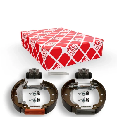 Imagen de FEBI BILSTEIN 37511 Kit frenos, disco de tambor Eje trasero con cilindro freno rueda, accesorios, material montaje añadido