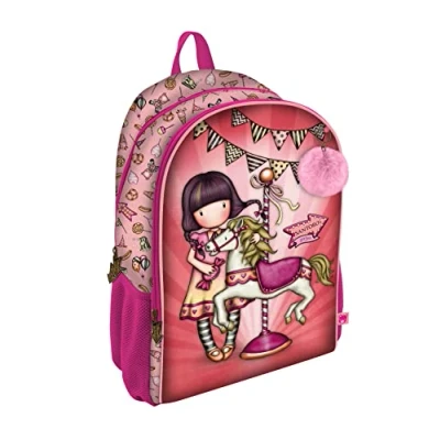 Imagen de Santoro S4306617 Mochila 2 Cremalleras Gorjuss Fairground Carousel 31,5X40X22,5Cm, Multicolor, Talla única (1109GJ05)