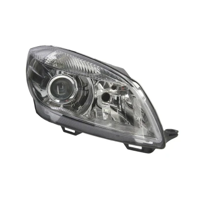 Imagen de ABAKUS 665 1121RMLD EM Faros derecha H7/H7 cromo transparente con servomotor para reg. alcance luces PX26d SKODA: Fabia 2, Roomster