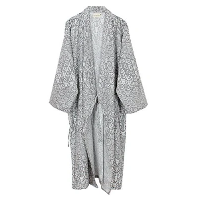 Imagen de Ropas de Yukata los Hombres Kimono Pijamas Ropa al Vapor Khan [Talla Gris L]