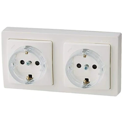 Imagen de Simon 73433 50 base schuko doble monobloc s 73 loft bl Ref. 6557360358
