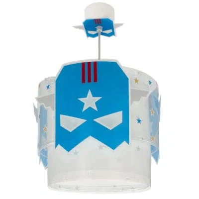 Imagen de Dalber Lámpara De Techo Colgante Infantil Blue Hero Superhéroe