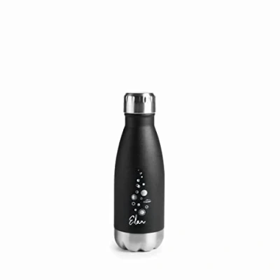 Imagen de Lacor 62536 Botella de Acero Inoxidable con Doble Pared, Negro, 0&#039;26 litros