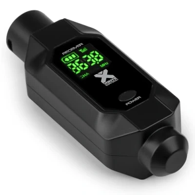 Imagen de Vonyx WAT200 Receptor inalámbrico UHF para micrófono, 16 Canales, Alcance de hasta 70m, conexión XLR, batería Recargable, fácil Instalar, Ideal Sistemas Audio Profesionales, Color Negro