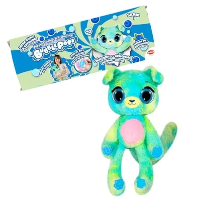 Imagen de Bizak Bubble Pops, Peluches Mágicos Que multiplican su tamaño x5, Proceso emocionante y Olor a Chicle, 12 Diferentes Animales con Aroma patitas Stem, Cachorrito Arandanos, (64492004 2)