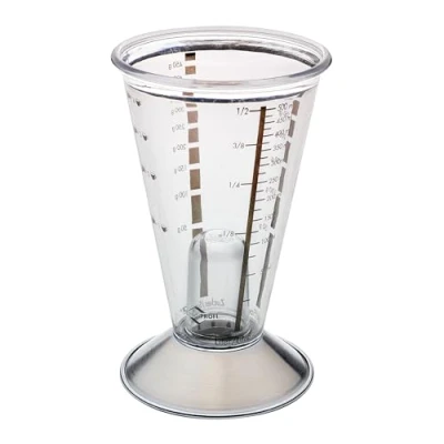 Imagen de Küchenprofi Vaso medidor de precisión easy, taza medidora 500 ml, escala en mililitros, gramos y tazas, jarra acero inoxidable, plástico