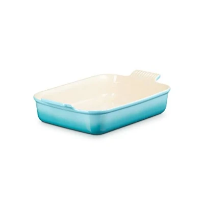 Imagen de Le Creuset Oven Dish Heritage Caribbean Blue 32 x 24 cm / 4 Liter