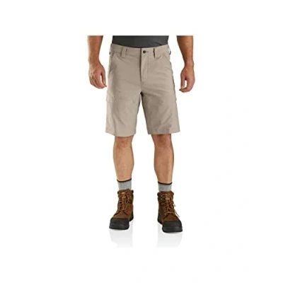 Imagen de Carhartt Pantalones Cortos para Hombre Force Relaxed Fit Lightweight Ripstop Cargo Work, marrón, 32W