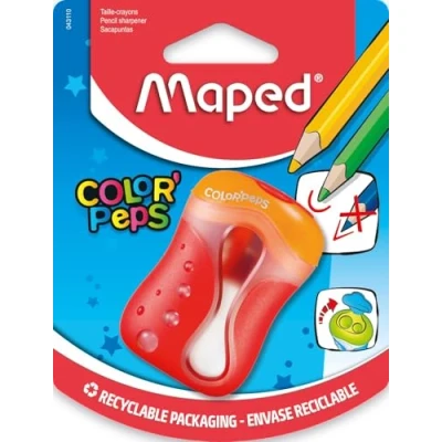 Imagen de Maped 043110: Sacapuntas de doble agujero «Colorpeps»