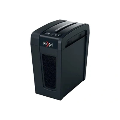 Imagen de Rexel Secure X8 SL Whisper Shred Destructora de Papel con Corte en Partículas P4, Papelera Extraíble 14 L, Silenciosa y Compacta, 2020126