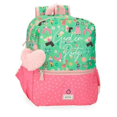 Imagen de Enso Garden Party Mochilas Preescolar, Mochila Escolar, Fabricada en Poliéster, Tirantes Anchos y Ajustables, Doble Compartimento.