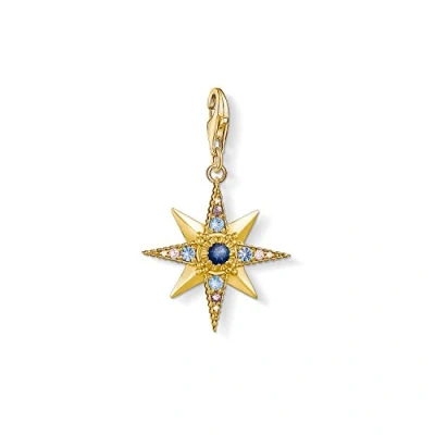 Imagen de Thomas Sabo Colgante Inspirado en Símbolos Celestiales, Abalorio Dorado de Estrella Royalty