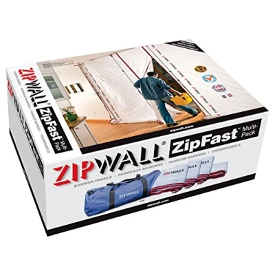 Imagen de Zipwall ZFMP 4 panel, anti polvo motivo (reutilizable!