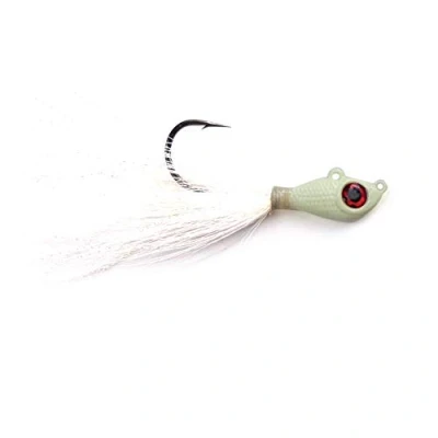 Imagen de Mustad Big Eye Bucktail 3 oz Glow