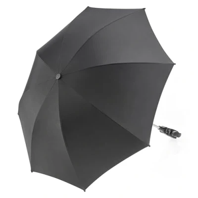 Imagen de ZAMBOO Sombrilla Cochecito Bebe Universal con Protección UV50+, para Silla de 12 Posiciones, Parasol Carro Bebe, Diámetro 73 cm, Negro