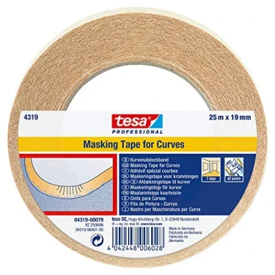 Imagen de tesa UK Ltd 04319 00079 01 Cinta adhesiva de tela (tamaño: 19mm)