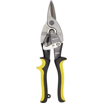 Imagen de Amazon Basics Tijeras Aviation de hojalatero rectas