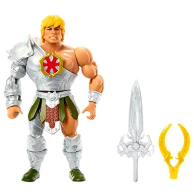 Imagen de Masters del Universo MOTU Origins He Man armadura serpiente Figura de acción, juguete +6 años (Mattel HKM64)