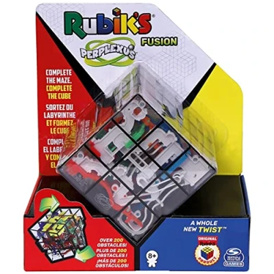 Imagen de Spin Master Games Perplexus Rompecabezas Rubik Bola Laberinto 3D Fusión y Cubo de 3x3 con 200 Obstáculos 6055892 Juguetes Niños 8 años +