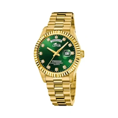 Imagen de LOTUS Reloj Hombre 18857/6 Freedom Caja de Acero Inoxidable 316l Dorado Correa