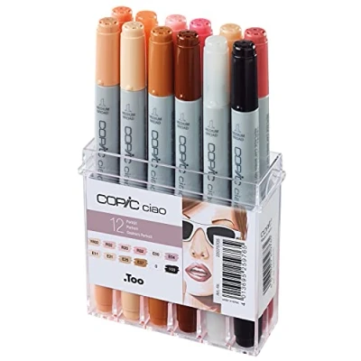 Imagen de Copic Ciao Lápices de maquillaje (12 unidades), tonos claros