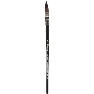 Imagen de Raphael SoftAqua Synthetic, Watercolor Brush, Series 805, Quill, Size 0
